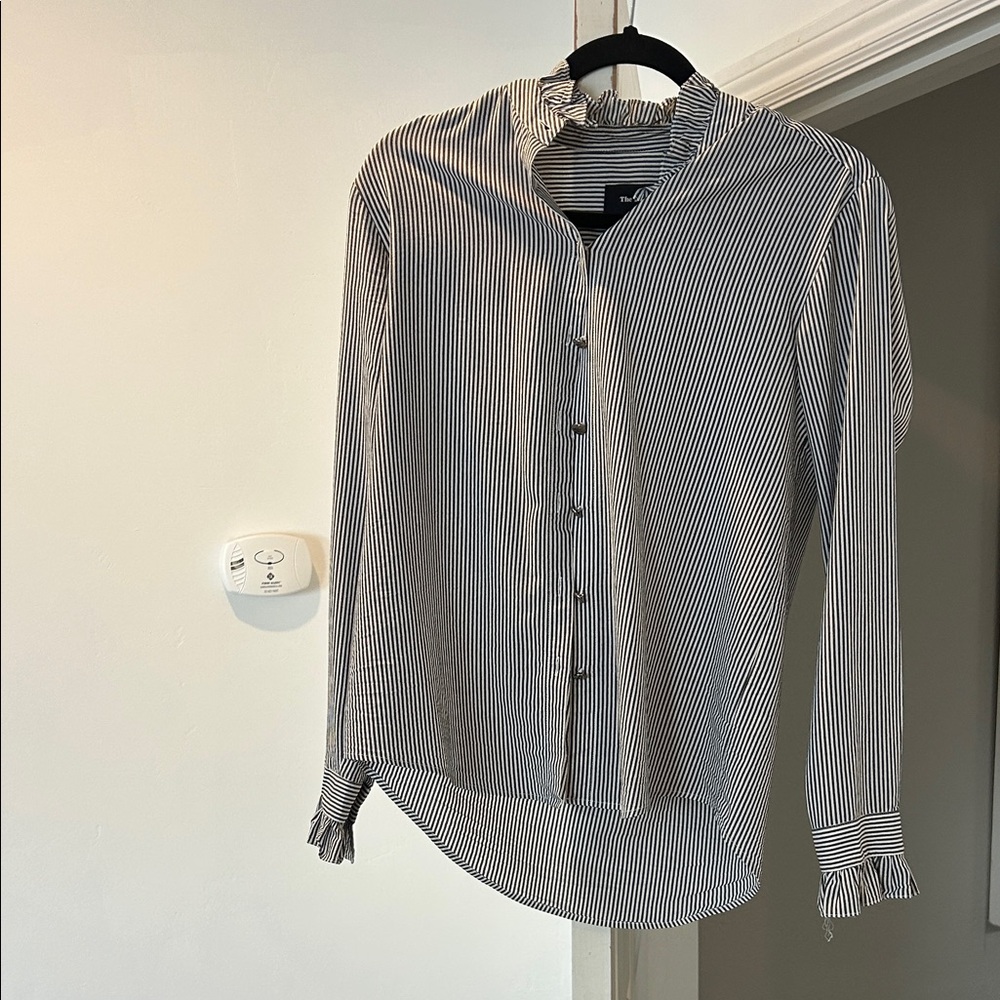 Striped Black and White Women's Shirt